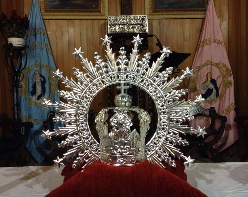 Corona 007-B | Motivos religiosos | Artesan�a toledana - Hijos de F. Potenciano